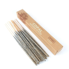 Bamboo Incense Stick Holder/Burner Box & Copal Incense Variety Pack - Kit Set
