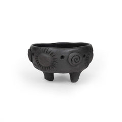 Oaxaca's Polished Clay - Traditional Ceremony-Type Sahumerio Cup or Copalera