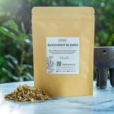 Amae Incense Original Herbs Resin & Essences Mix - Premium Frankincense Resin, Pure Sandalwood Essence, & Kosher Herbs - Manifest Abundance