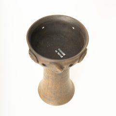 Spirals and Moon Oaxaca's Polished Clay Copalera or Sahumerio Ceremony Cup