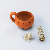 Terracota Clay Sahumerio Cup "Granada Copalera" - Essence Kit Set