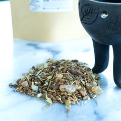 Amae Incense Original Herbs Resin & Essences Mix - Premium Frankincense Resin, Pure Sandalwood Essence, & Kosher Herbs - Manifest Abundance