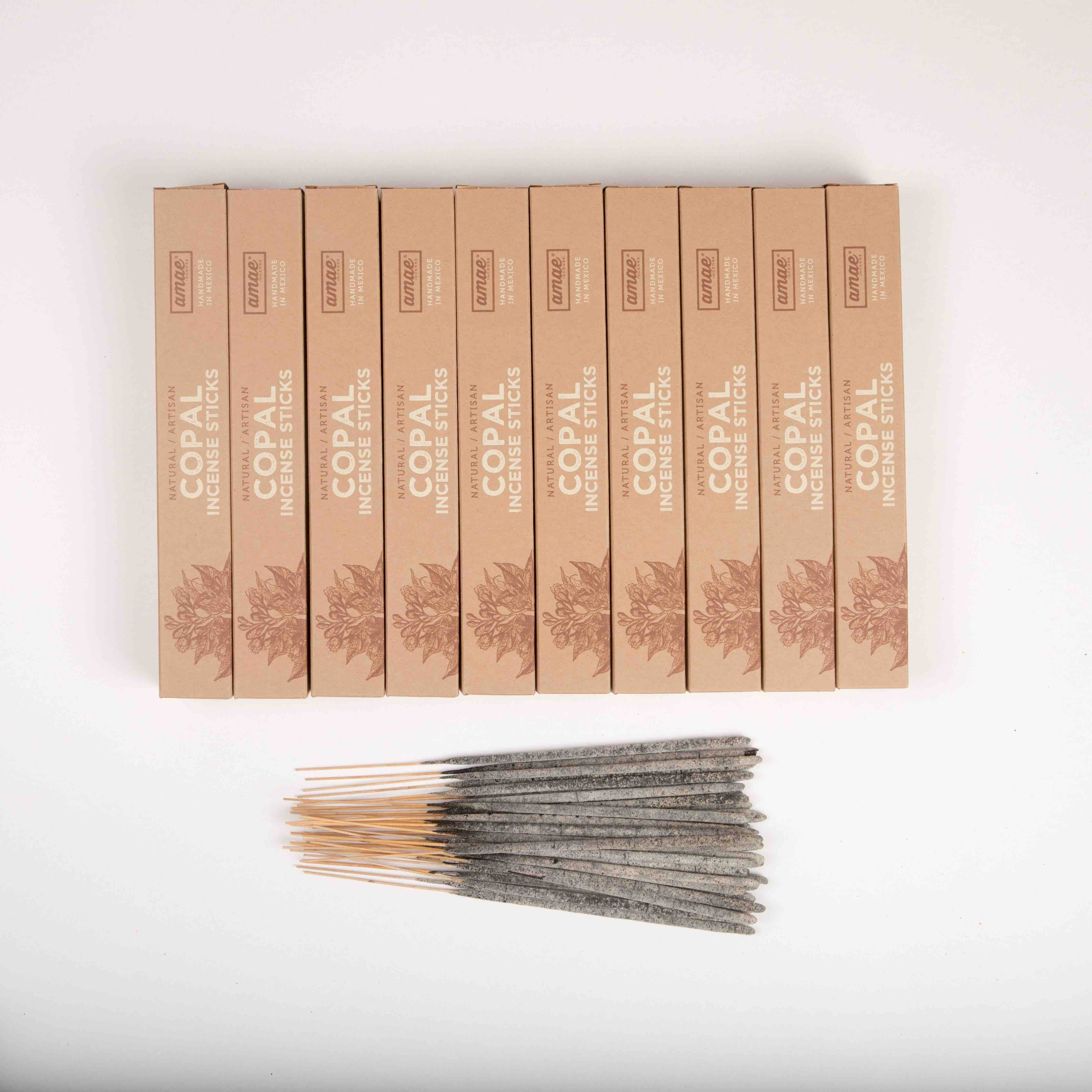 FREE Terracotta Natural-Clay Incense Stick Holder & Premium Mayan Copal Incense - Kit Set