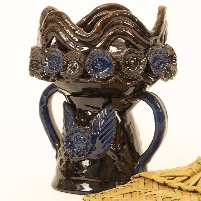 Day of the Dead Ofrenda Kit with Copalera , Copal Resin, Flowers, Doilies, and Guides.